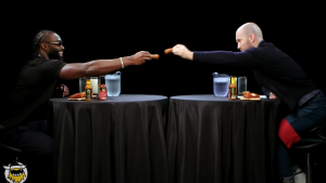 Jaylen Brown Gives Sean Evans Props During Epic 'Hot Ones' Performance