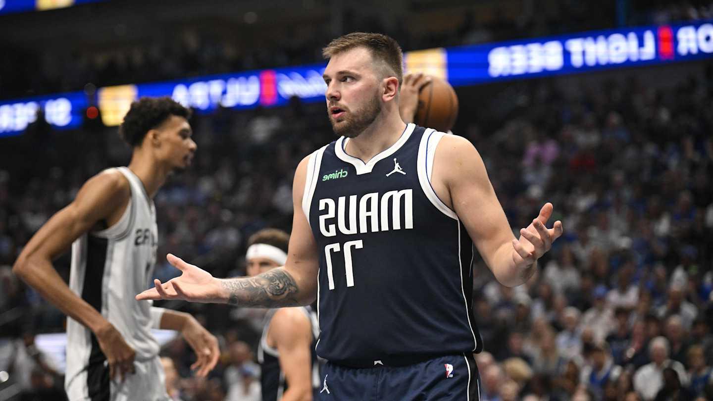 Luka Dončić Threw an Absolutely Ridiculous Pass Over Victor Wembanyama in Mavs' Win