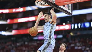 Grizzlies' Zach Edey Has Already Tied His Career NCAA Three-Point Total in the NBA