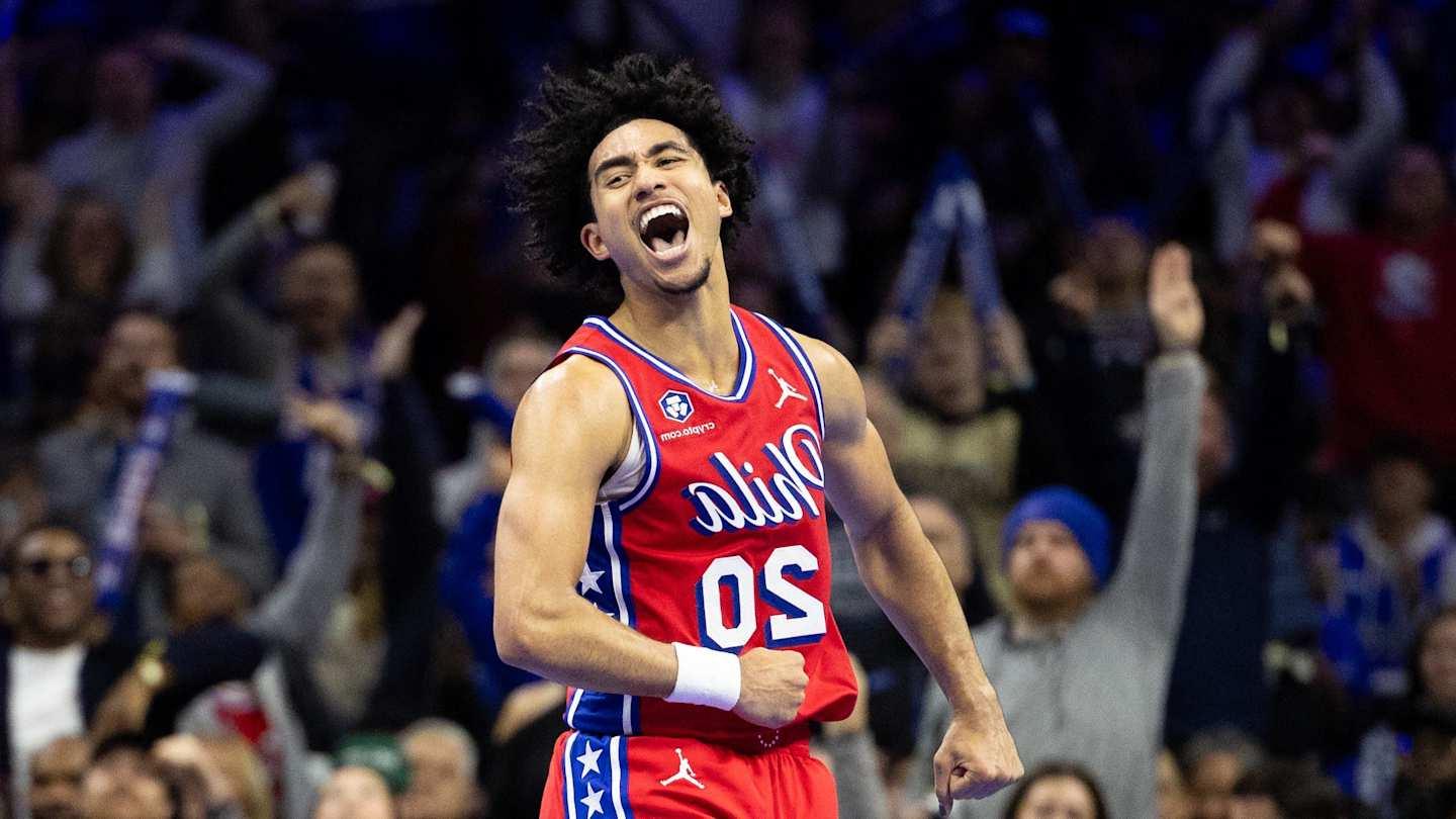 Jared McCain Dubs Himself 'Rookie of the Year' After 30-Point Performance for 76ers