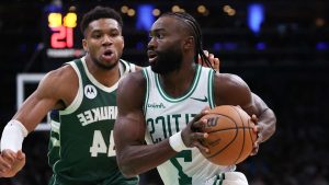 Jaylen Brown Fires Back at Nike Over 'Childish' Tweet as Giannis Feud Continues