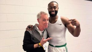 Jaylen Brown Gushes Over Meeting His Childhood Hero, Bill Nye the Science Guy