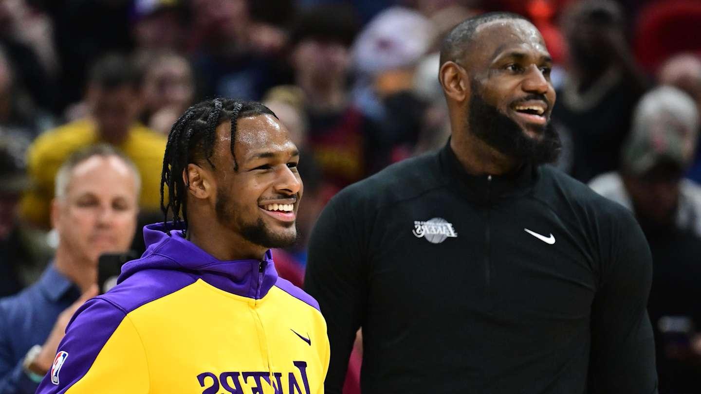 LeBron James Shares Why Bronny's First NBA Basket Was Extra Special in Cleveland