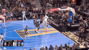 Goga Bitadze Throws Down Powerful Poster Dunk Over Giannis Antetokounmpo