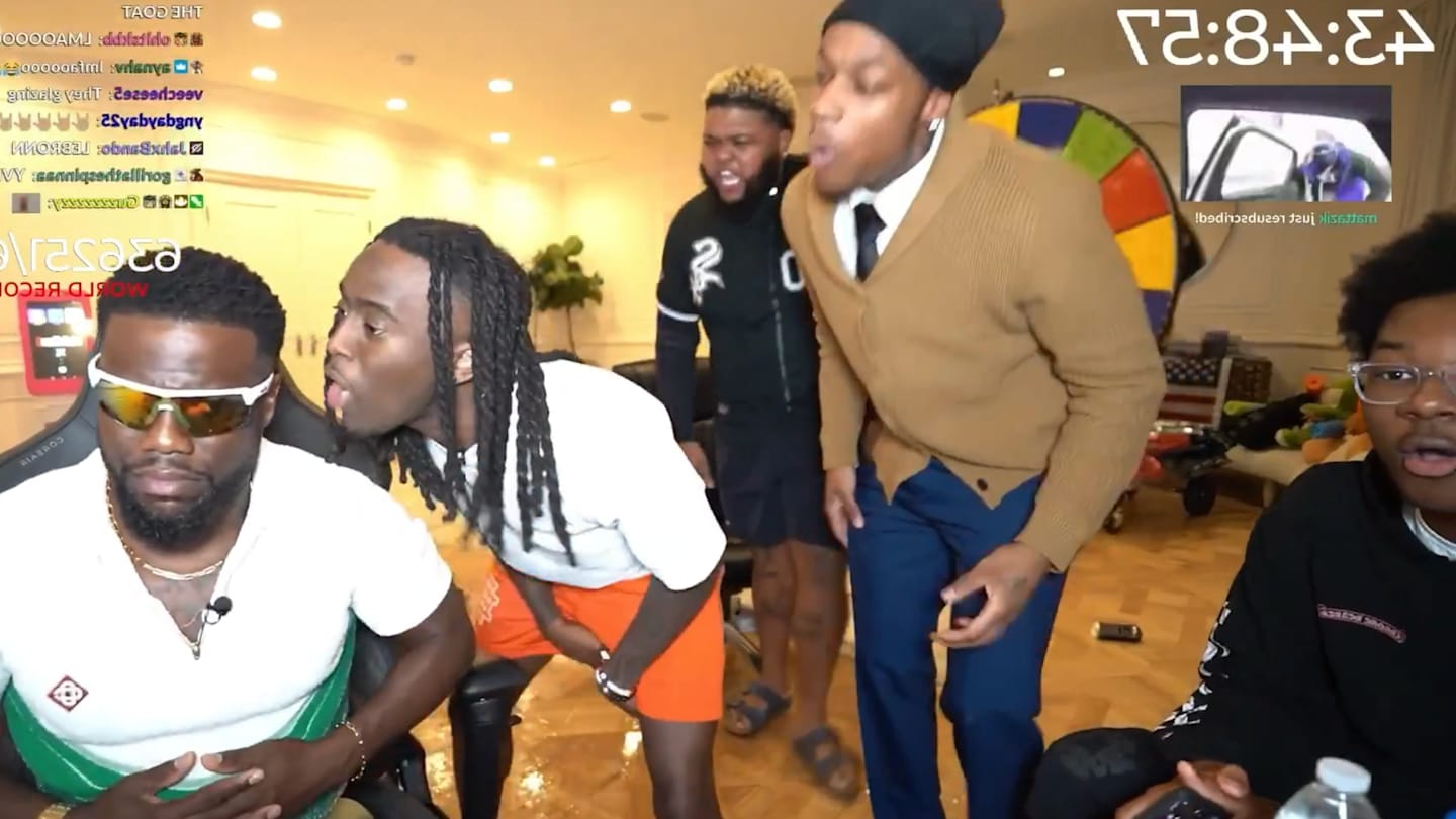 Kevin Hart Created Chaos by Hanging Up on LeBron James During Stream With Son Bryce