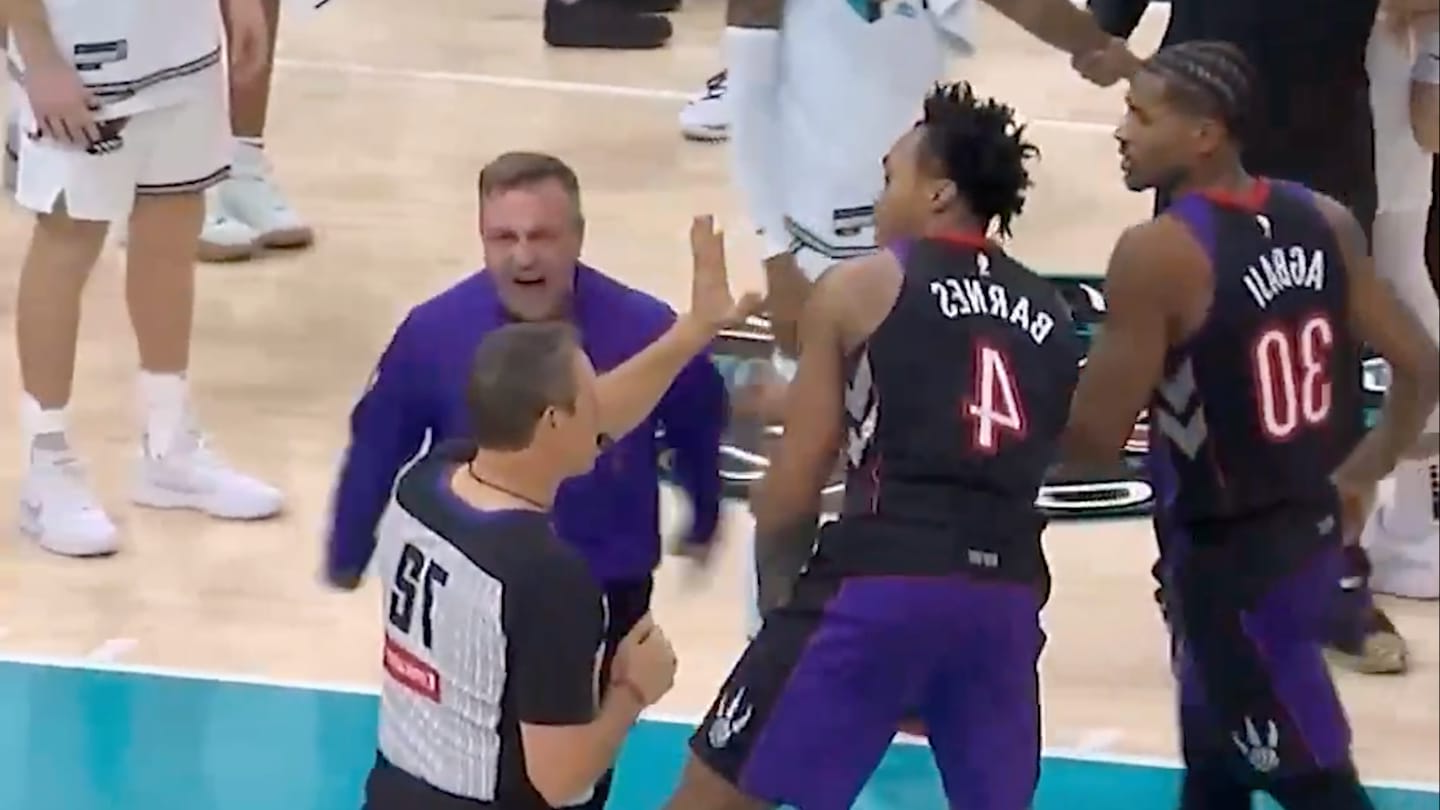 Raptors Coach Darko Rajaković Ejected From Game After Irate Outburst Against Ref