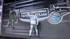 Shaq Accidentally Breaks TV Monitor With Big Swat During 'Inside the NBA' Segment