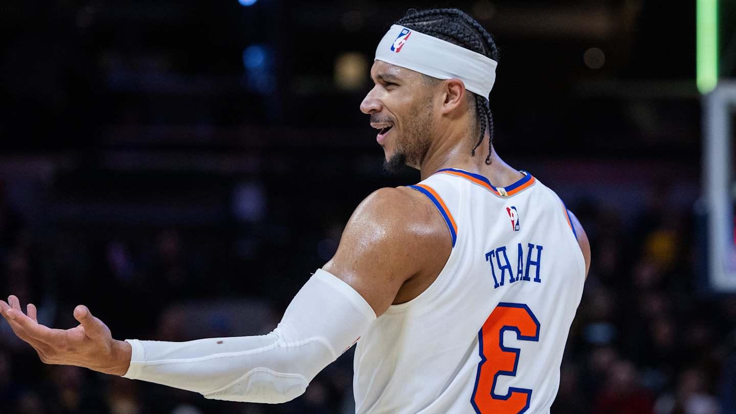 NBA Fines Knicks' Josh Hart $2K For Egregious Flop vs. Celtics