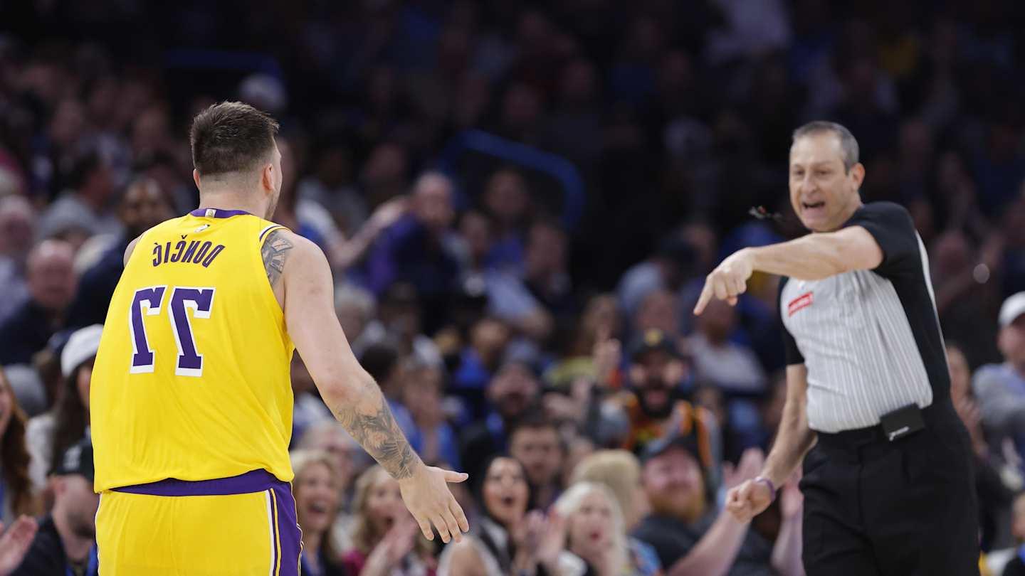 Lakers Radio Announcer Absolutely Loses It Over Bizarre Luka Doncic Ejection