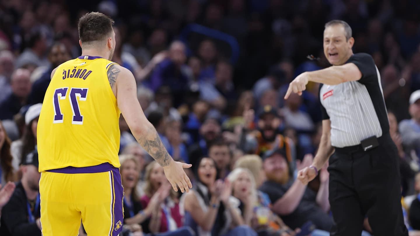 Lakers Forward Says Luka Doncic's Technicals Felt ‘Personal’ By Ref