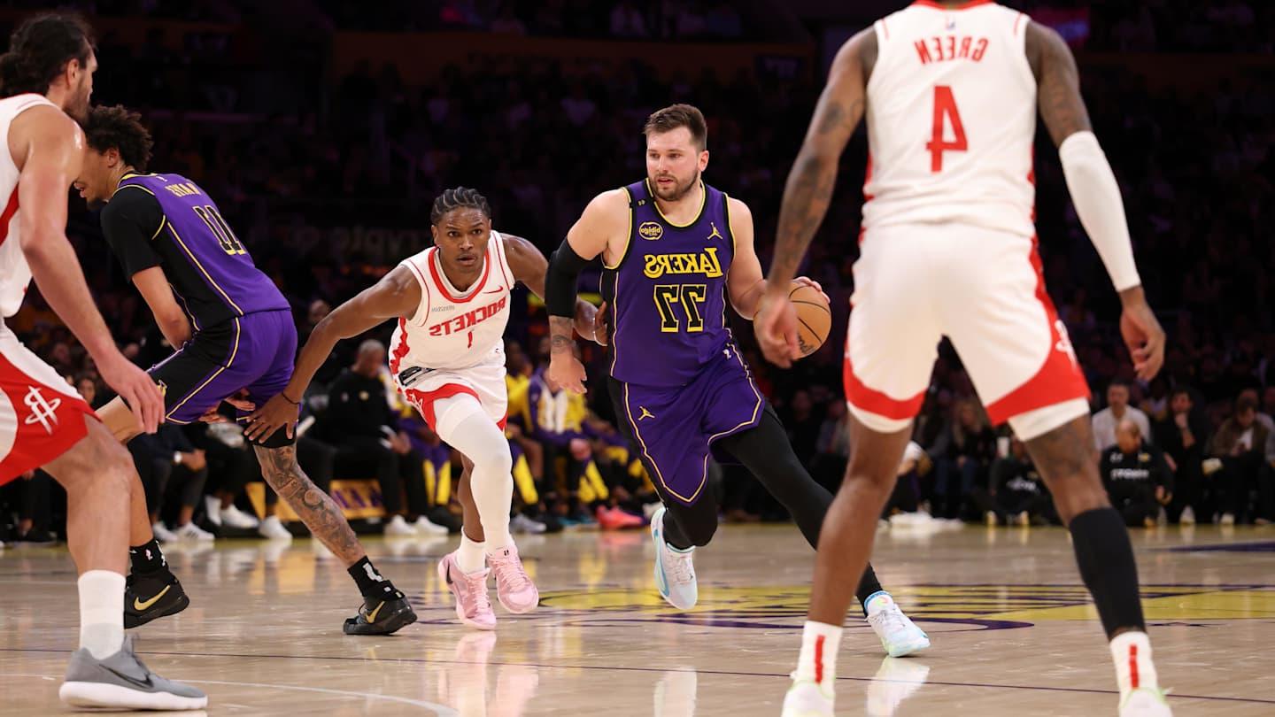 Luka Doncic Collapses Rockets Defender With Sick Move Before Dishing Perfect Assist