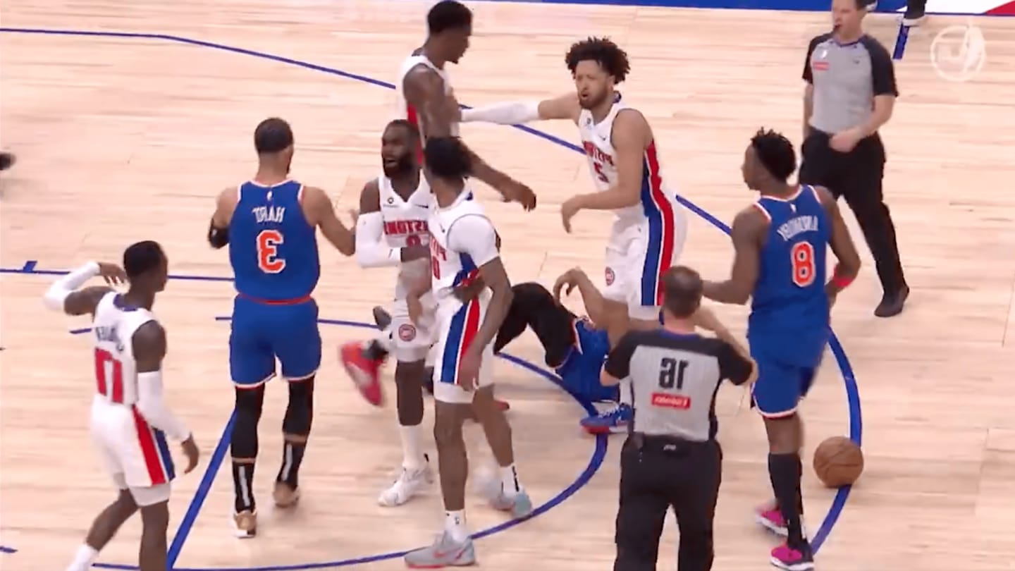 Cade Cunningham Pulled a Clever Move by Shoving Own Teammate to Save a Technical Foul