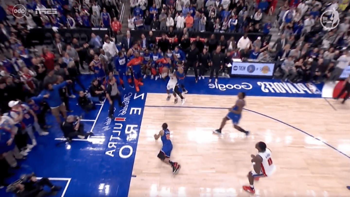 NBA World Reacts to Chaotic Ending to Game 4 Between Knicks and Pistons