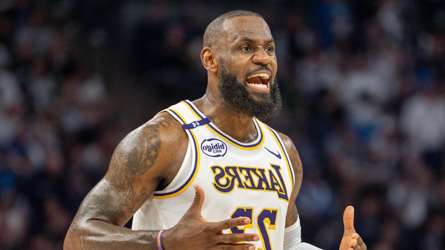 LeBron James Has Questions About Camera That Caught Him Fouling Anthony Edwards