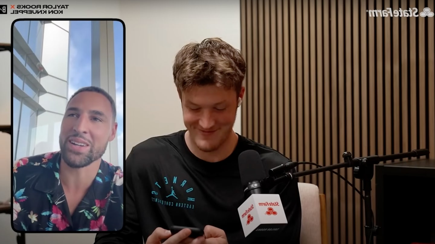 Klay Thompson Sent Incredibly Sweet Video Message to Hornets Rookie Kon Knueppel