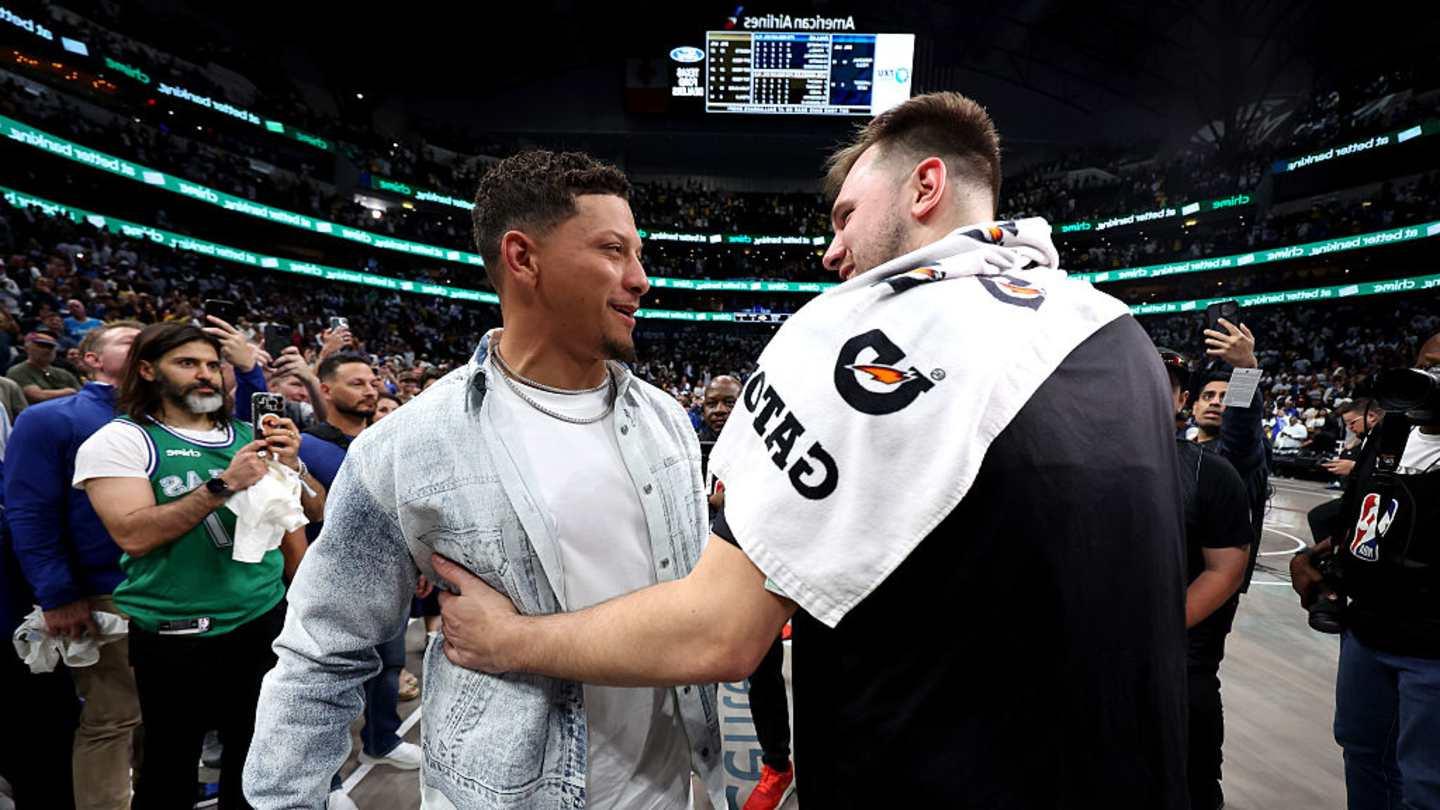 Mavs Superfan Patrick Mahomes Says 'It Took Me a While' to Process Luka Doncic Trade