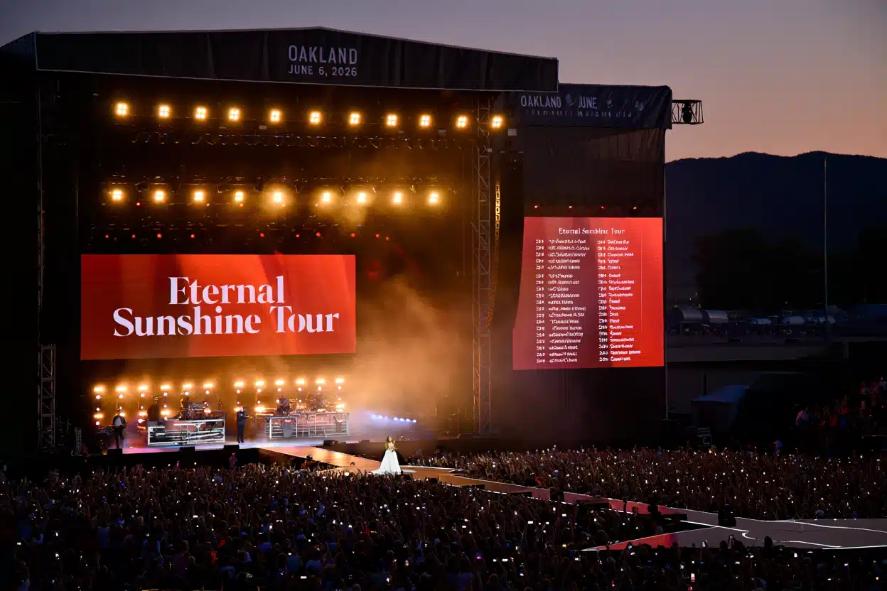 ‘Eternal Sunshine’ tour starts Jun 6, 2026 in Oakland — 27 dates announced