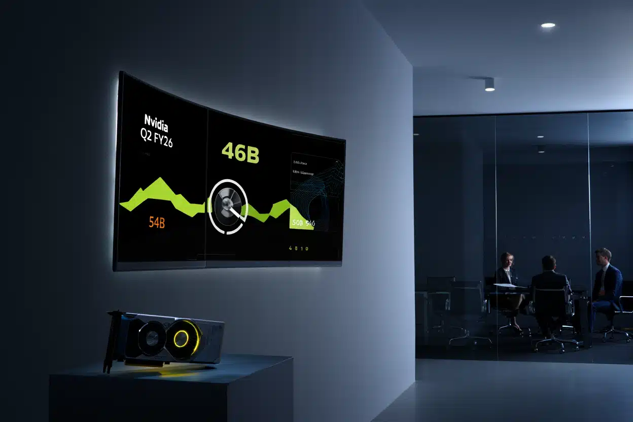 Nvidia’s record Q2 FY26 hits $46B; next-quarter guidance at $54B signals relentless AI demand