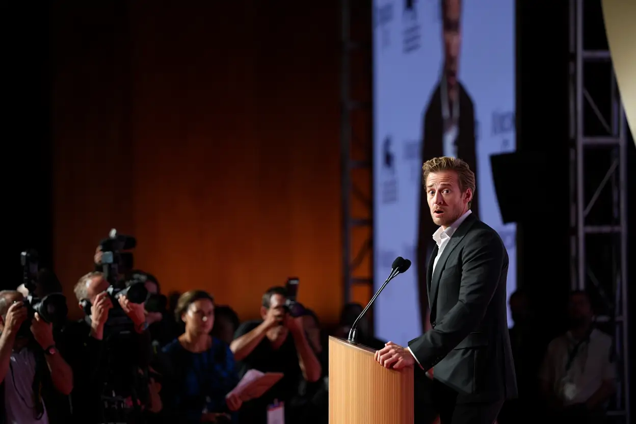 Actor's Profane 'Holy S—, I Can't Believe I'm Getting This Gift' Dominates Venice 2025