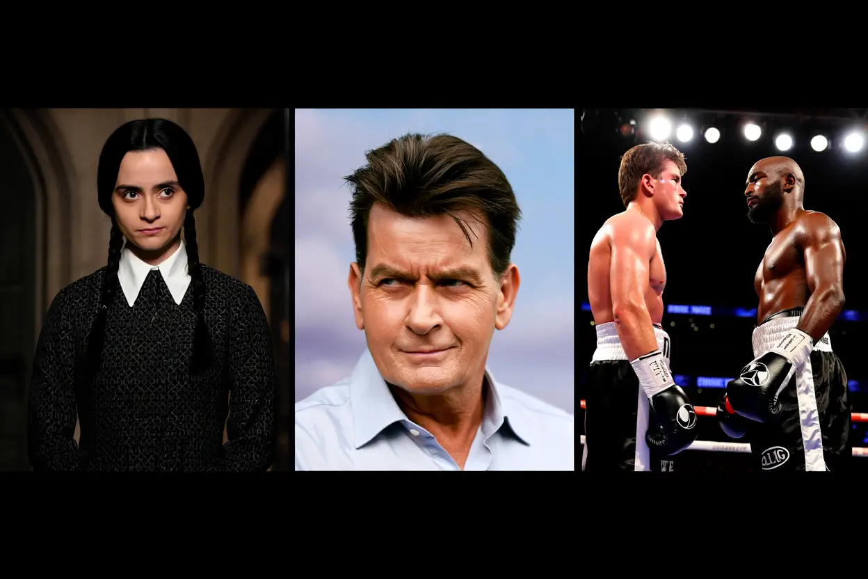 3 Big September Dates: Wednesday’s Return, Charlie Sheen Doc, Canelo Live On Netflix