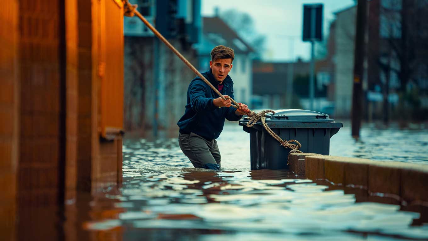 Hurricane swells arrive before the rain Move the car off the street and tie the trash lids before Thursday’s gusts