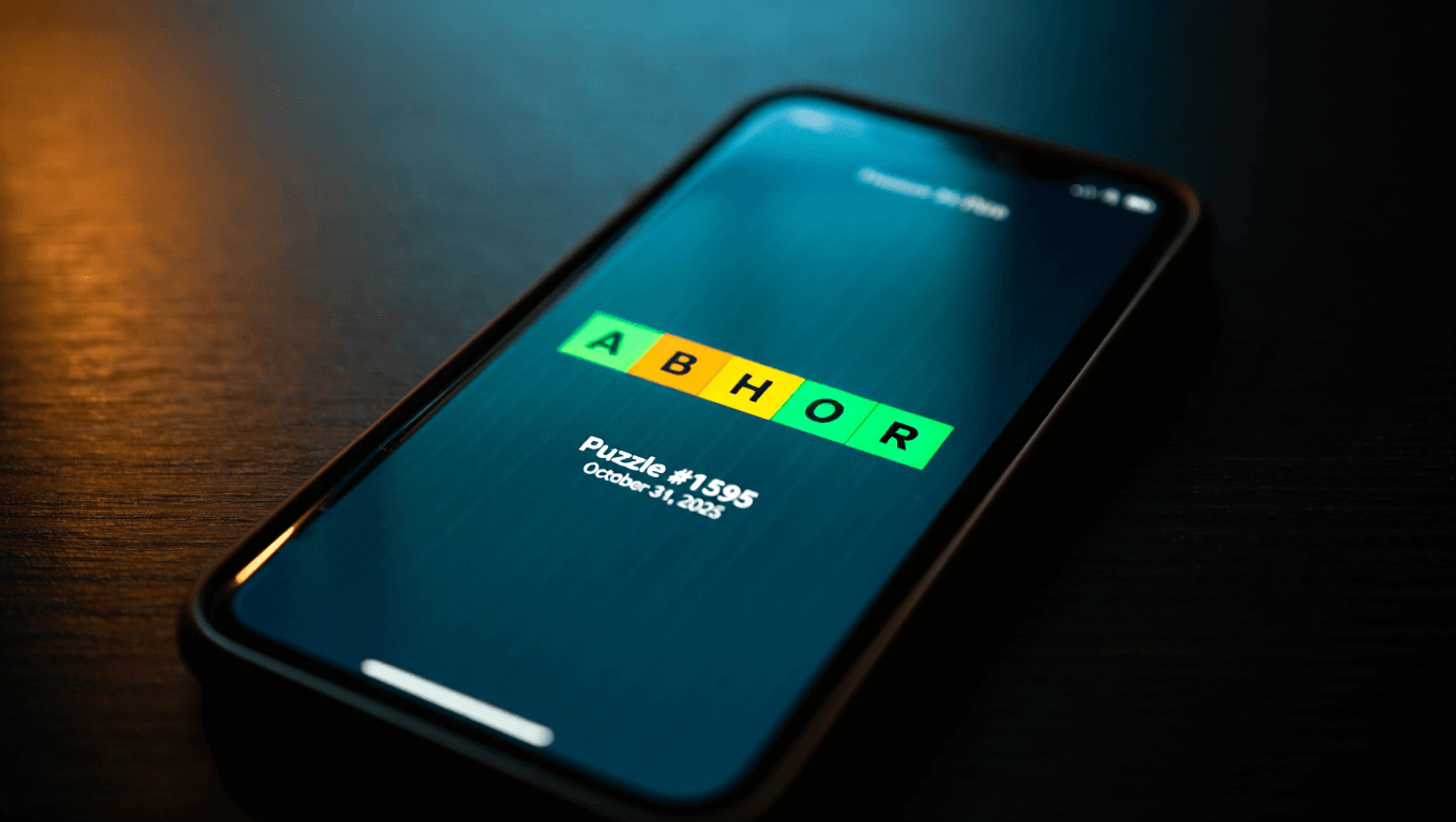 Wordle hint today: Word means intense hatred, contains two vowels