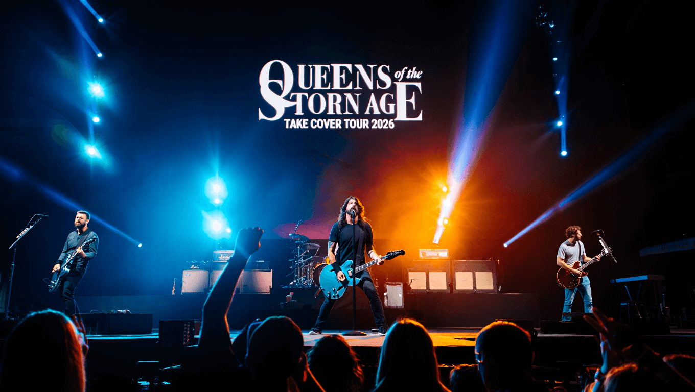 Foo Fighters announce massive 2026 Take Cover Tour with Queens of the Stone Age, tickets on sale today