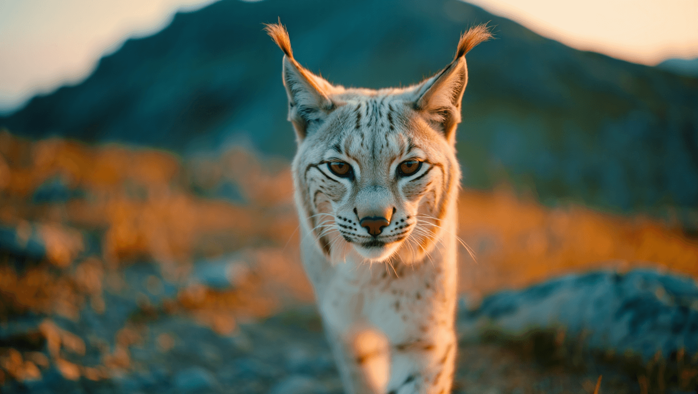 Leucistic iberian lynx: world's first white lynx captured on camera in Spain