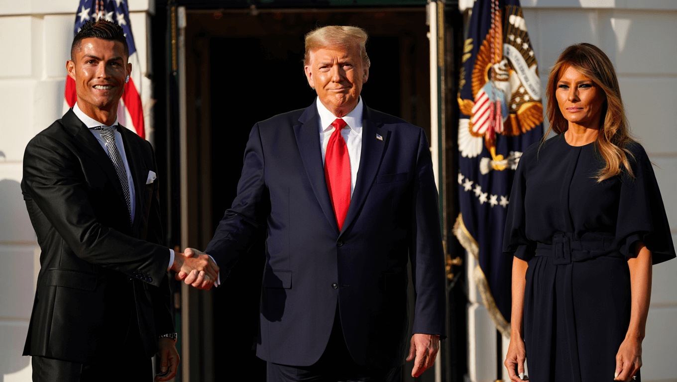 Ronaldo attends Trump White House dinner with Saudi Crown Prince