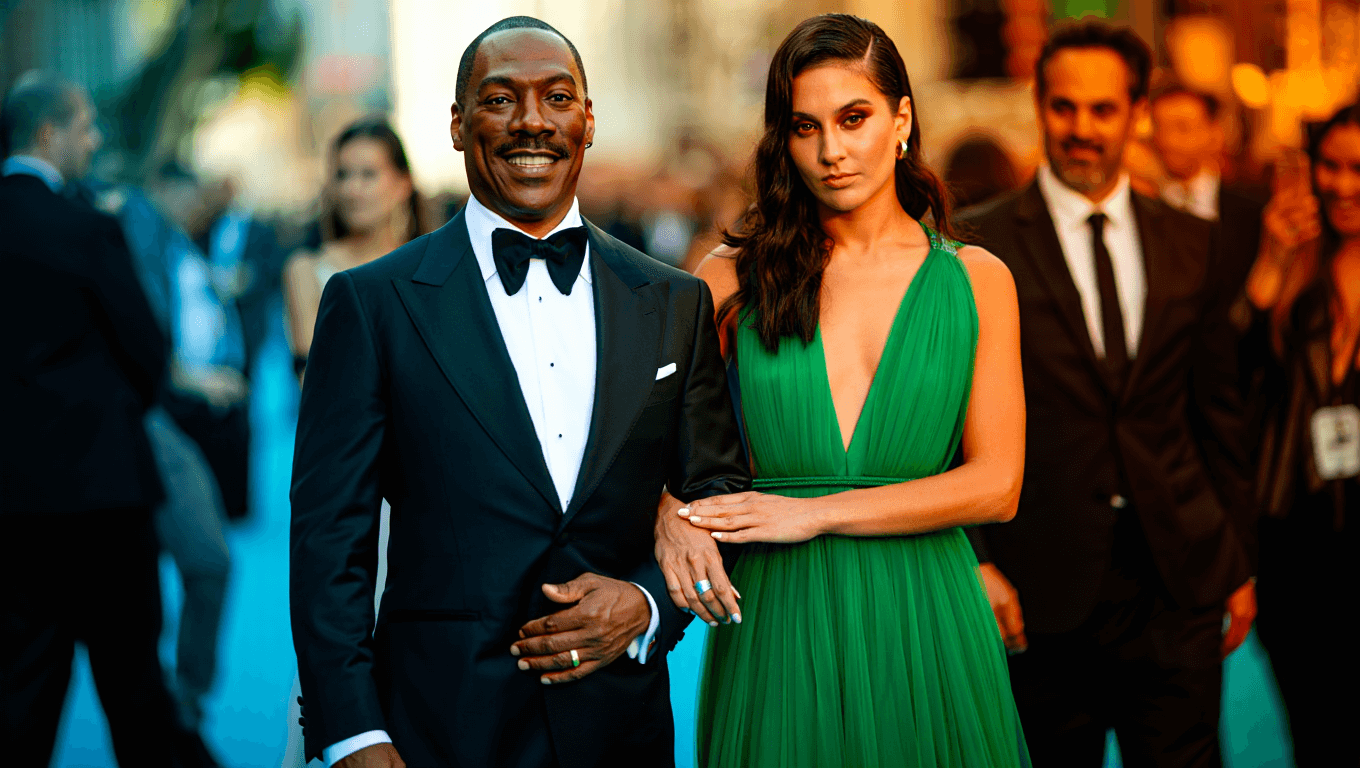 Paige Butcher stuns at Being Eddie premiere as Eddie Murphy opens up about marriage