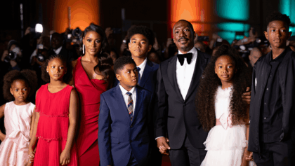 Eddie Murphy's kids make rare red carpet appearance at Netflix documentary premiere
