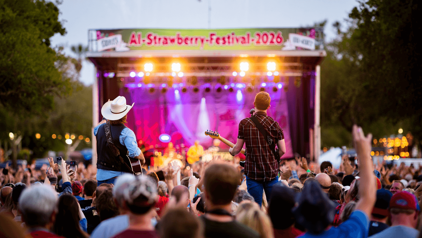 Strawberry Festival 2026 announces star-studded lineup with Alabama, Riley Green, Dierks Bentley