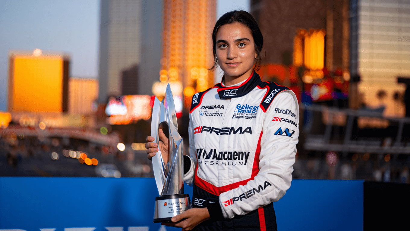 F1 academy drivers: Pin clinches title with Las Vegas thriller on final race day
