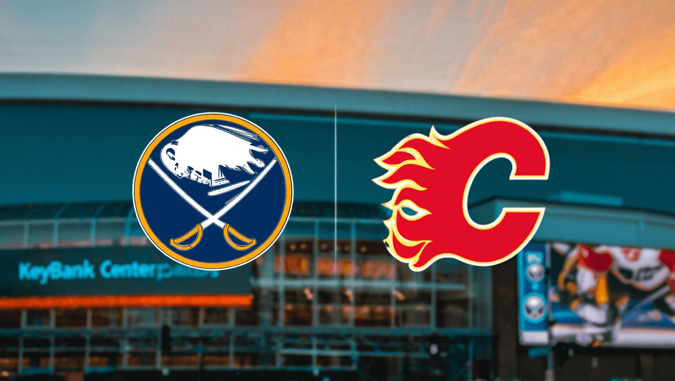 Sabres face Flames in Atlantic Division showdown at KeyBank Center