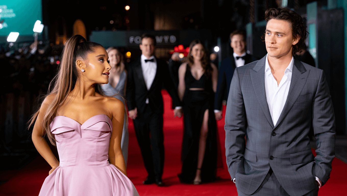 Ariana Grande and Ethan Slater spark breakup claims as they keep distance at Wicked London premiere