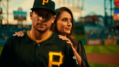 Paul Skenes' girlfriend Livvy Dunne celebrates as he wins unanimous Cy Young Award