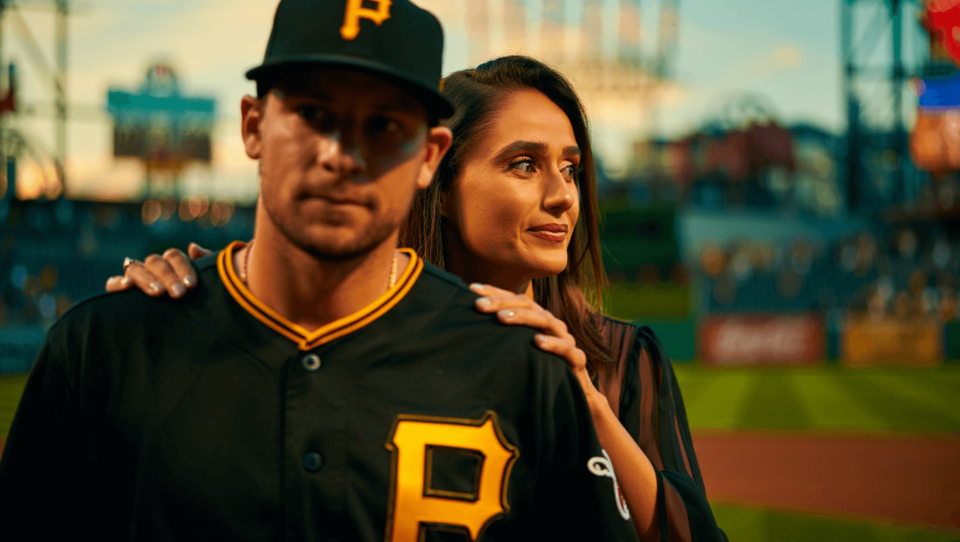 Paul Skenes' girlfriend Livvy Dunne celebrates as he wins unanimous Cy Young Award