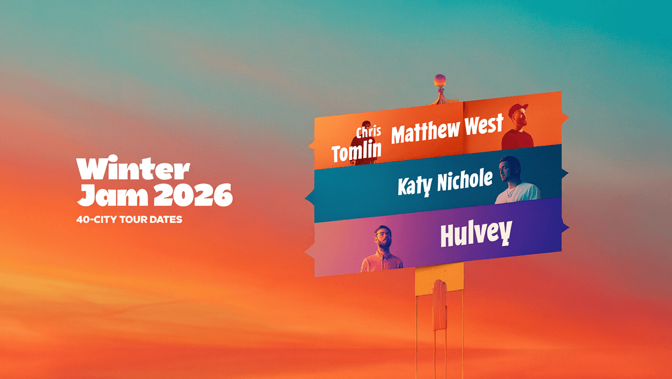 Winter Jam 2026 announces 40-city lineup with Chris Tomlin, Matthew West, Katy Nichole, Hulvey
