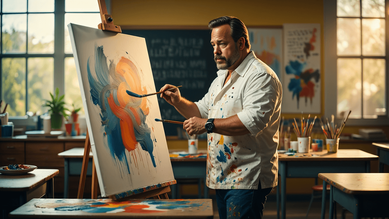 Matt Taylor TikTok art teacher reveals Kevin James alter ego for Solo Mio film Feb 2026