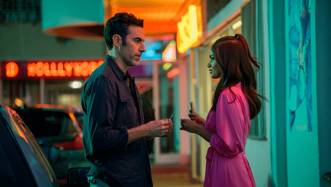 Sacha Baron Cohen spotted swapping numbers with 26-year-old influencer at Hollywood club