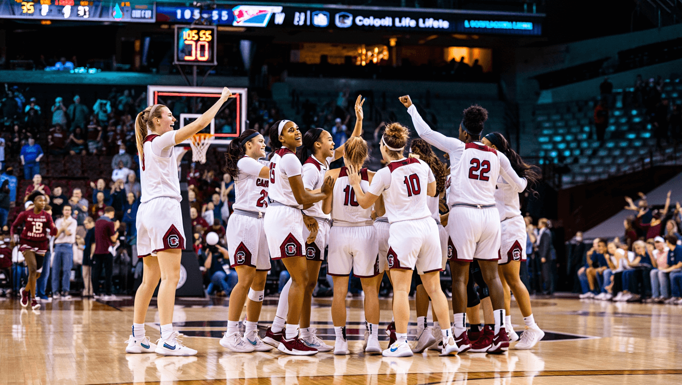 South Carolina crushes Winthrop 105-55 in dominant women's basketball showcase