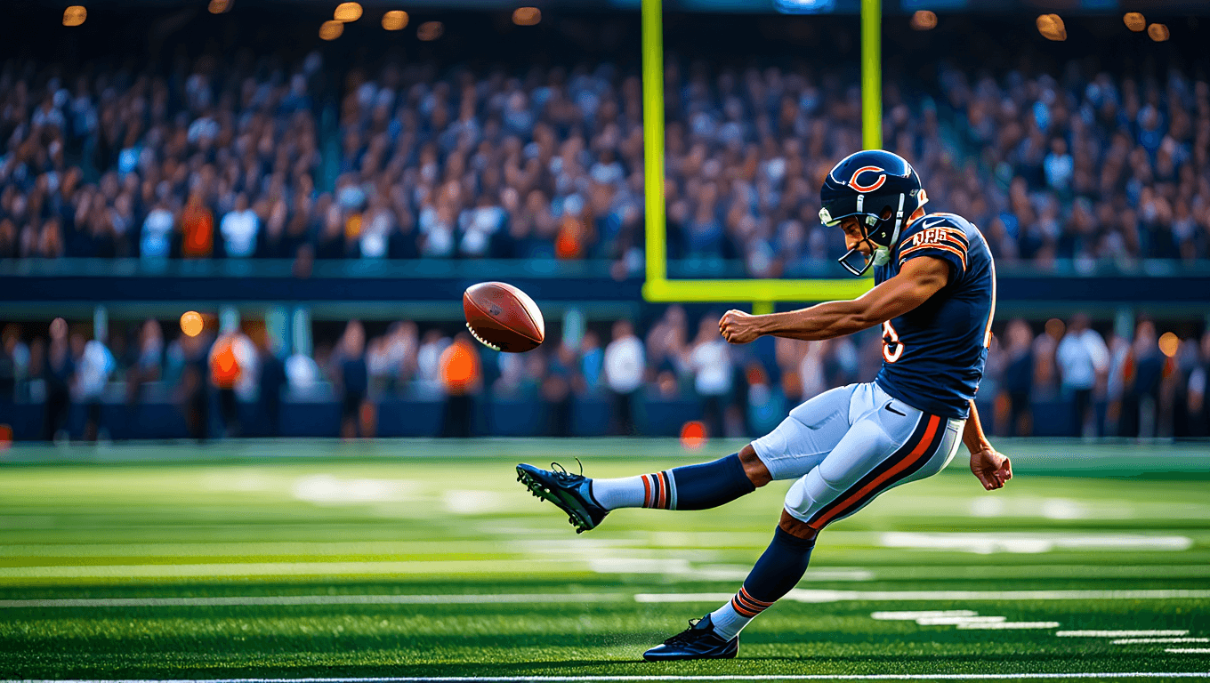 Chicago Bears beat Vikings 19-17 on dramatic last-second field goal, clinch NFC North lead
