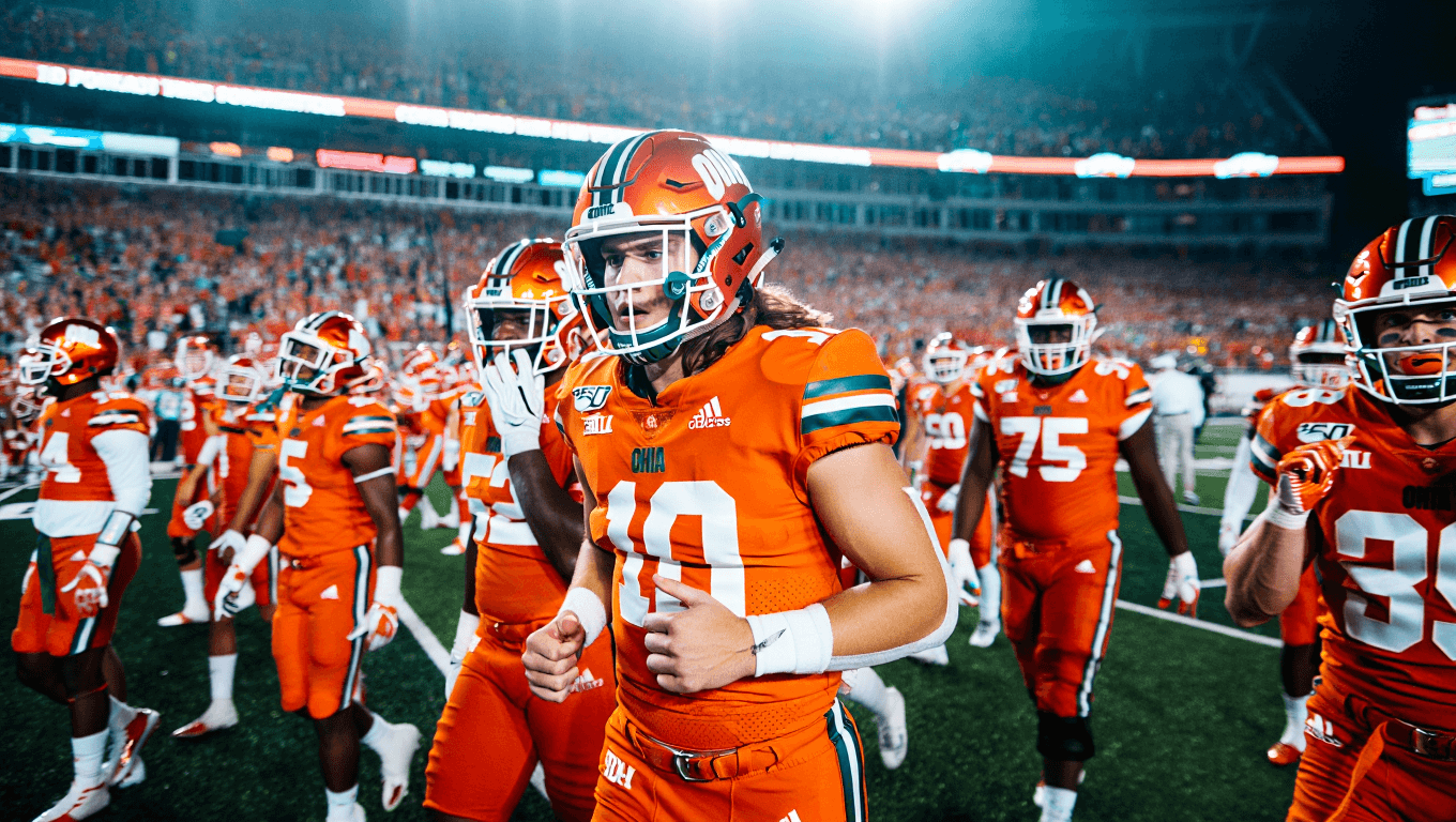 Ohio favored by 33.5 points against winless UMass in MAC finale Tuesday