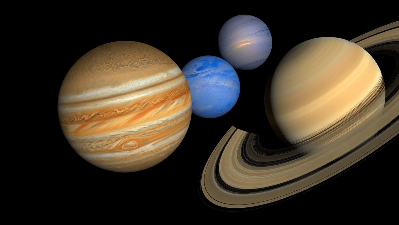 Logran explicar por qué los vientos en Júpiter y Saturno soplan en dirección opuesta a los de Urano y Neptuno