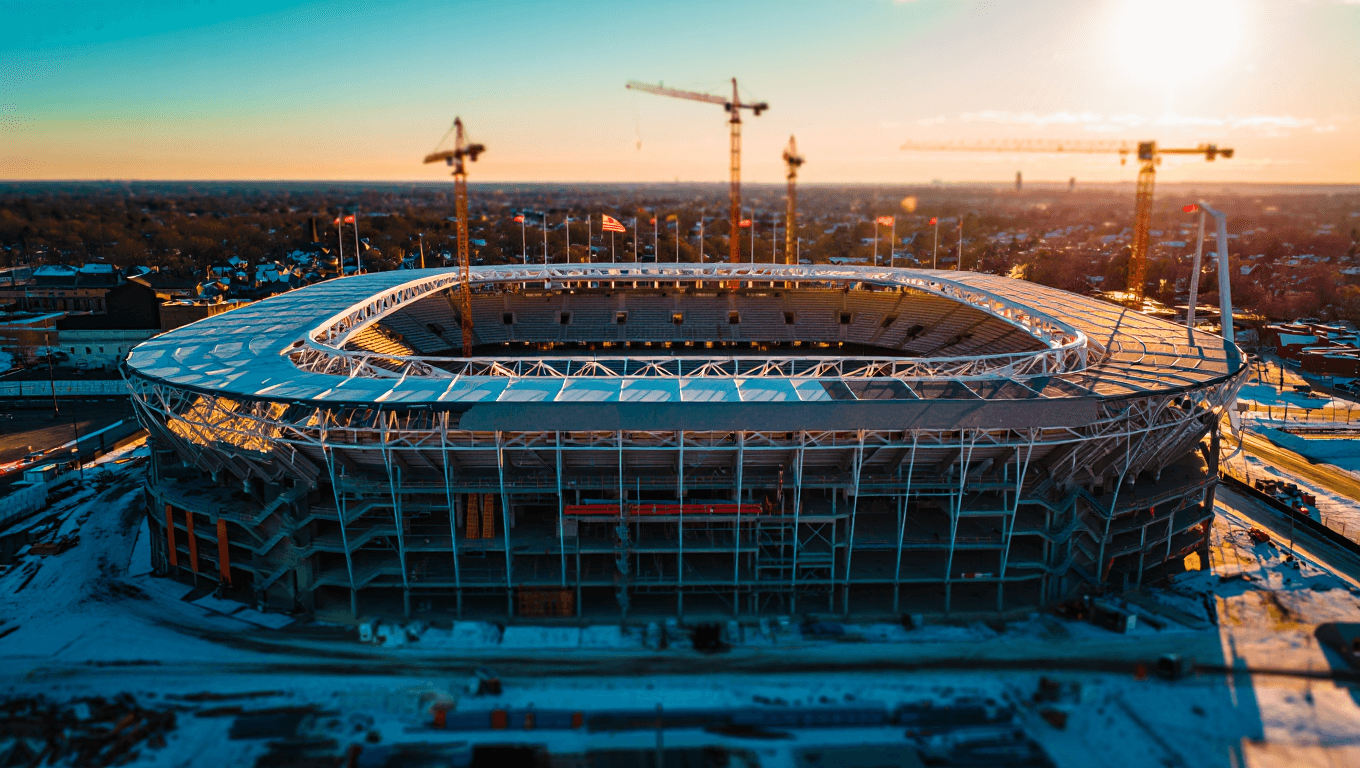Buffalo Bills New Stadium Arrives With Heated Roof Technology That May 24317 Buffalo Bills New Stadium Showcases Incredible 2 1b Heated Roof Snow Technology 