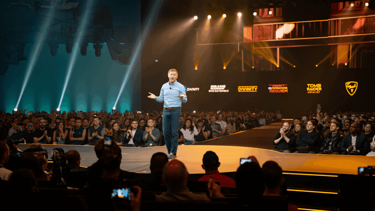Games announced at Game Awards 2025 include Star Wars: Fate of the Old Republic, new Divinity game, and 50+ reveals