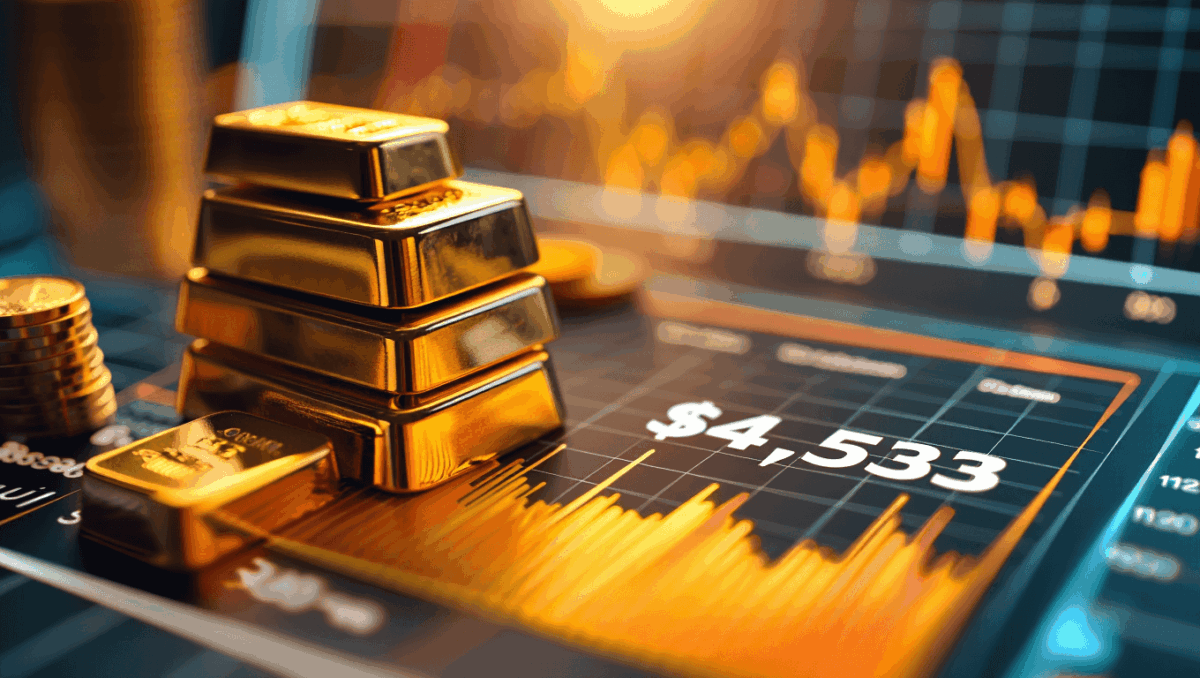Price of gold soars to record $4,523 per ounce as safe-haven demand surges