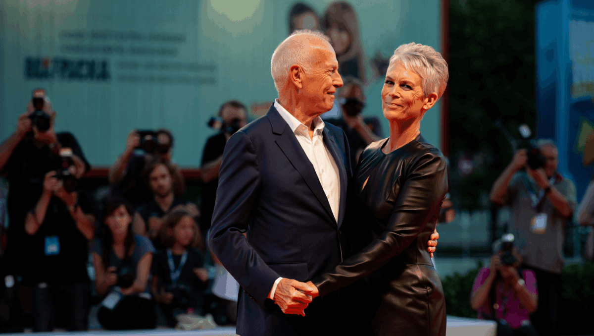 Jamie Lee Curtis husband Christopher Guest steps out for rare red carpet moment as couple approaches 40-year anniversary