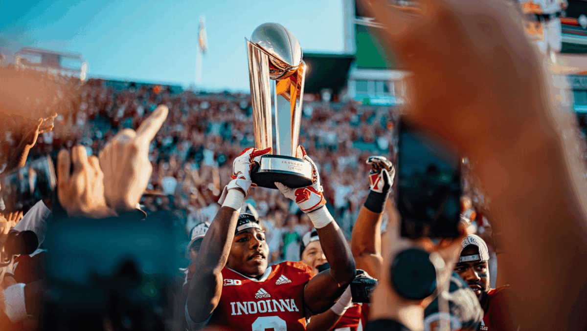 National championship trophy goes to Indiana after 27-21 win over Miami