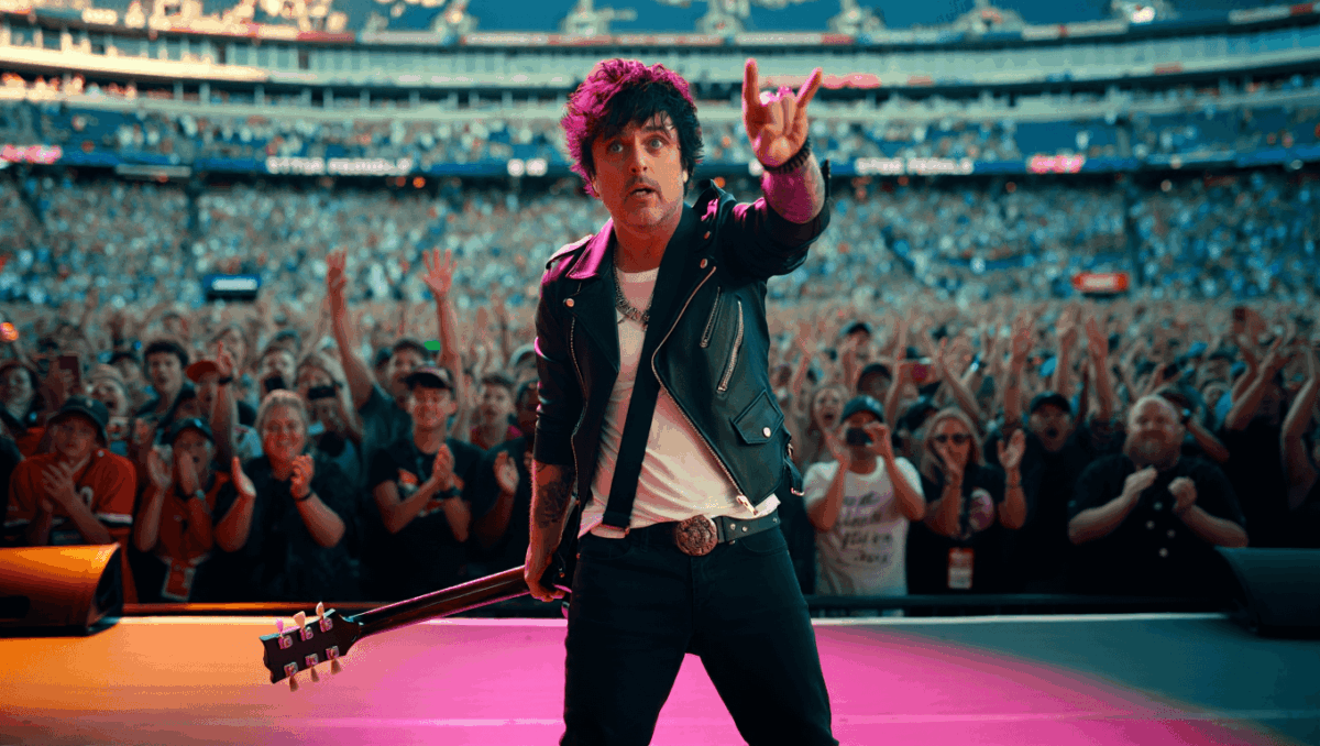Green Day members revealed: Billie Joe Armstrong, Mike Dirnt, Tré Cool at Super Bowl